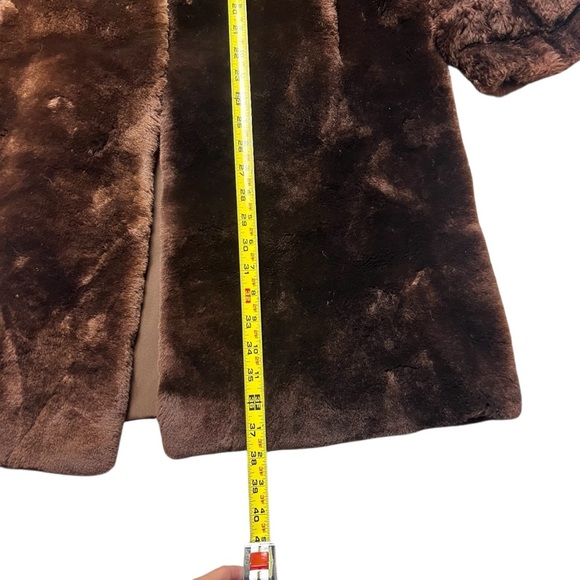 Vintage Mahogany Brown Mink Fur Coat Albrecht Furs - Picture 5 of 6